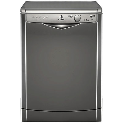 Indesit DFG 15B1 S Freestanding Dishwasher, Silver Indesit DFG 15B1 S Freestanding Dishwasher, Silver